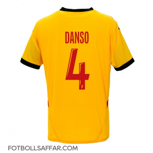RC Lens Kevin Danso #4 Hemmatröja 2024-25 Kortärmad